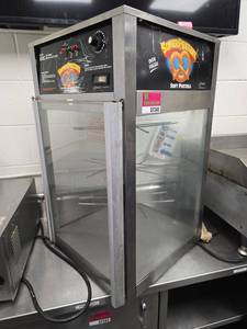 lot 7340 image: SuperPretzel Commercial Pretzel Warmer Display Case Model 850C