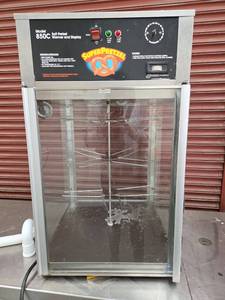 lot 7362 image: SuperPretzel Commercial Pretzel Warmer Display Case Model JJ850C