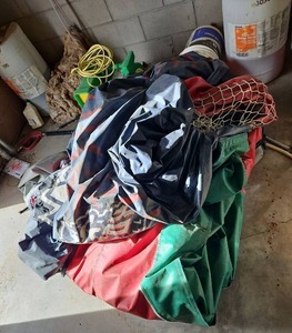 lot 7368 image: Commercial Inflatable Pitching Net  with Blower