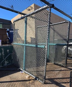lot 2534 image: 8ft Mobile Batting Cage Sides - Set of 2