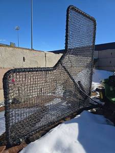 lot 2538 image: Professional Baseball Batting Cage Net Frame