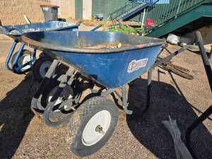 lot 2572 image: Excavator Steel Wheelbarrow
