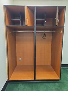 lot 2708 image: Modern Storage Locker Unit with Upper Compartments