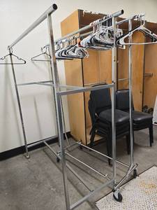 lot 2758 image: Clothes Racks - Set of 2