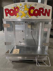 lot 6721 image: Commercial Popcorn Machine Cabinet