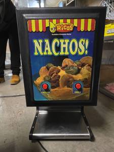 lot 6726 image: Ricos Commercial Dual Nacho Cheese and Chili Dispenser Model 5501