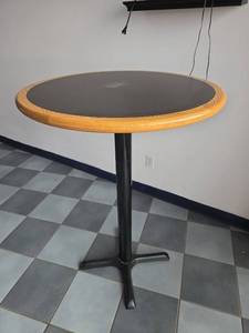 lot 9034 image: Bar Tables and Westinghouse 40in TV
