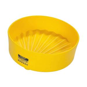 lot 151847 image: Eagle 1662 Drum Funnel with Brass Screen, 18 Diameter x 7 Height, Yellow