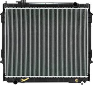 lot 351412 image: Retails for $117 SPELAB Radiator Replacement CU1778 - Fits 1995 1996 1997 1998 1999 2000 2001 2002 2003 2004 Compatible with Toyota Tacoma - Engine V6 2.4L, 2.7L, 3.4L - Drive RWD, 4WD