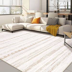 lot 351415 image: Nakagishi Area Rug Living Room Rugs 5x7 Washable Boho Large Neutral Farmhouse Soft Moroccan Stain Resistant Indoor Carpet for Bedroom Nursery Kids Playroom Office Dining Room Home House Decor- Brown
