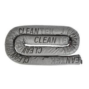 lot 351449 image: Restaurantware Absorbent Socks 4 Pack of 3 x 96 Heavy Duty Water Absorbing Snakes Non-Flammable Gray Polypropylene Oil Spill Barriers for Chemical Fluids, Industrial Cleanup, Garages, Labs