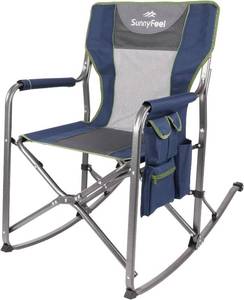 lot 451857 image: SUNNYFEEL Camping Directors Chair, Heavy Duty,Oversized Portable Folding Chair with Side Table, Pocket for Beach, Fishing,Trip,Picnic,Lawn,Concert Outdoor Foldable Camp Chairs