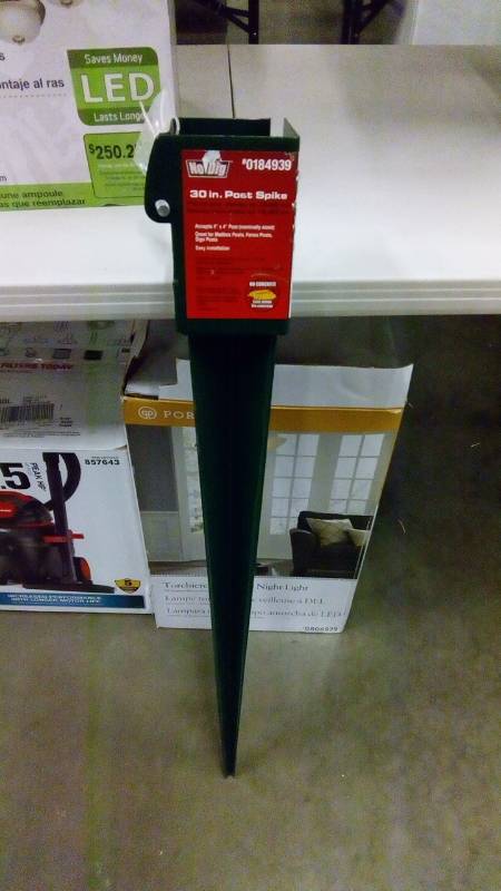 lot 4283 image: No Dig 30 Inch Post Spike