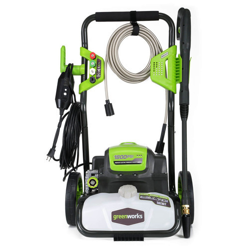 lot 4292 image: Greenworks 5101402-RC 1800-PSI 1.1-Gallon-GPM Cold Water Electric Pressure Washer-reconitioned