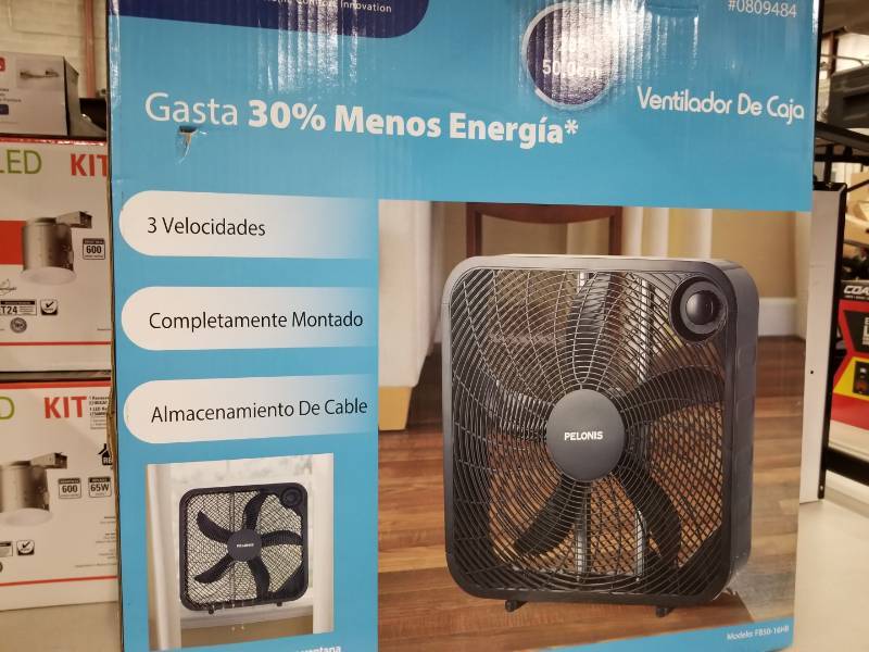 lot 4344 image: 20 Box fan 3 speed