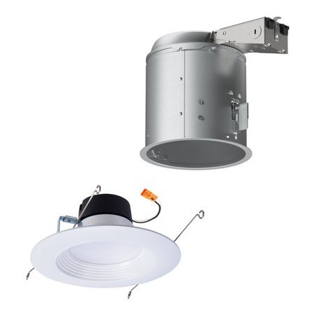 lot 4346 image: Halo LT White LED Remodel Recessed Light Kit (Fits Opening 6-in)