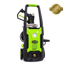 lot 4382 image: Greenworks 1600-PSI 1.2-Gallon-GPM Cold Water Electric Pressure Washer
