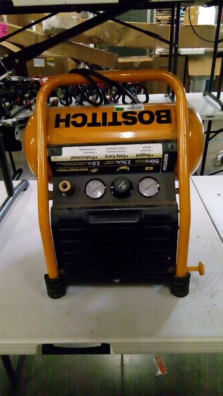 lot 4386 image: Bostitch air compressor