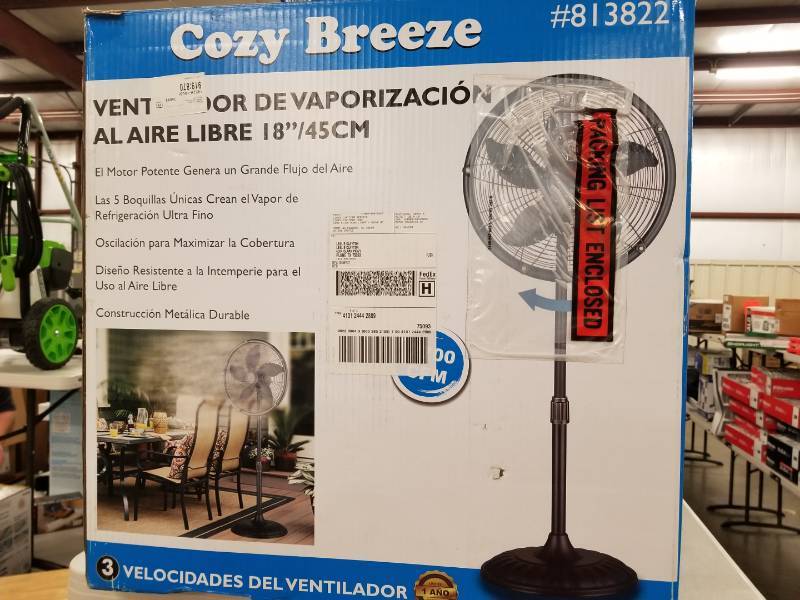 lot 4395 image: Cozy breeze floor fan