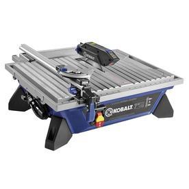 lot 4430 image: Kobalt 7-in WetDry Tabletop Tile Saw