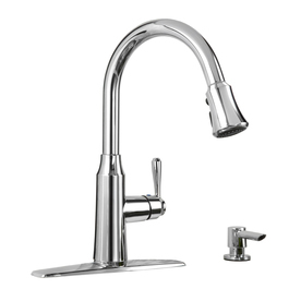 lot 4449 image: American Standard Soltura Polished Chrome 1-handle Pull-down Kitchen Faucet