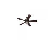lot 4460 image: harbor breeze 52-in merrimack antique bronze indooroutdoor ceiling fan with light kit and remote (5-blades)