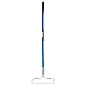 lot 4503 image: Kobalt 54-in L Fiberglass-Handle Steel Garden Rake
