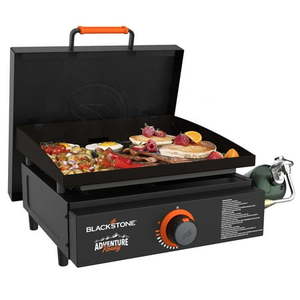lot 4253066 image: Blackstone Adventure Ready 17�� Propane Griddle with Hard Cover MSRP $159.00 (See Pictures and Description)