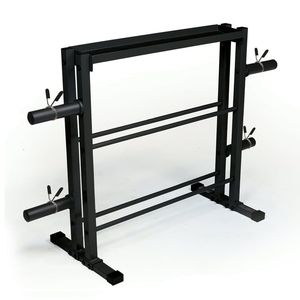 lot 4253067 image: CAP 3-Tier Storage Rack for Kettlebells, Dumbbells & Olympic Weight Plates