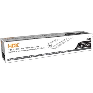 lot 4253081 image: 10 Ft. X 100 Ft. Clear 6 Mil. Plastic Sheeting MSRP $46