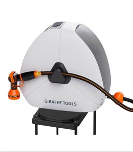 lot 4253082 image: Giraffe ToolsAuto-Rewind Garden Hose Reel-100ft- 12in, Ground-Mounted MSRP $181.89