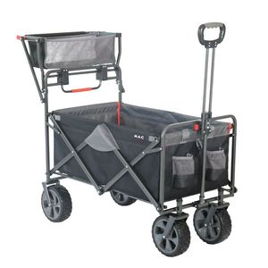 lot 4253120 image: Macsports Foldable Portable Push-Pull Wagon Cart MSRP $178.00