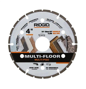 lot 4253147 image: 4 in. Segmented Rim Multi-Flooring Diamond Blade MSRP $25.00