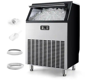 lot 4253150 image: 22 in. 200 lb. 24H UndercounterFreestanding Commercial Ice Maker in Stainless Steel, 65 lb. Ice Storage Capacity MSRP $799.99