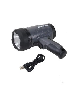 lot 42530112 image: Defiant1000 Lumens LED Compact Rechargeable Spotlight with USB Cable MSRP $24.97