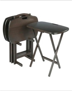 lot 42530191 image: WINSOME WOODLucca 22 in. Oyster Gray 5-Piece Snack Table Set MSRP $95.55 DAMAGED (See Pictures and Description)