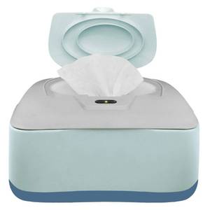 lot 1223 image: GOGO pure Baby Wet Wipe Warmer and Wet Wipe Dispenser, Holder and Case - with Easy Press OnOff Switch, Great Baby Gift (BlueGrey) - Only At Amazon