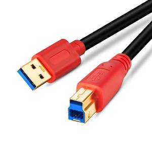 lot 2044 image: Tan QY USB 3.0 Cable A Male to B Male 15Ft, Type A to B Male Compatible with Hard Disk Drive,Printers,Scanner,USB Hub,Monitor and More (5M15Ft)