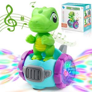 lot 2057 image: Beria Dinosaur Robot Car Toy with Lights & Music, Toddler Toys 1-3, Dinosaur Universal Cars, Toys for 3 Year Old Boys Ages 2-4, Gifts for 1-3 4 5 6 7 Year Old Birthday Christmas