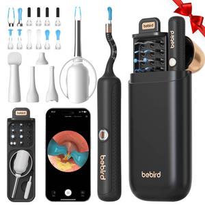lot 2072 image: Bebird Earsight Plus R37R Ear Cleaning Camera Wax Removal Tool kit, FSA HSA Eligible Flexible Ear Scope Otoscope Camera Light, Visual Ear Picker Wireless Earwax Remover Tweezers for Adults & Kids