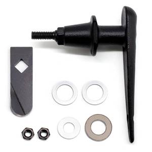 lot 2083 image: Criditpid LK26SV Handle Latch Kit Replacement for US Stove Wondercoal, Wonderluxe, Wonderwood Handle Assembly.