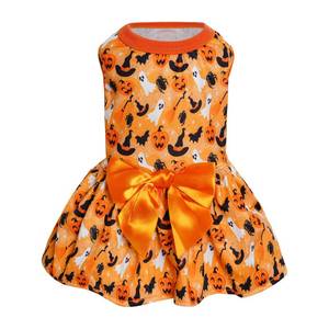 lot 2139 image: choyaxo Halloween Dog Dress Pet Halloween Dress Puppy Halloween Skirt with Bow for Halloween Puppies and Kittens
