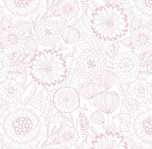 lot 2487 image: CiCiwind Peel and Stick Wallpaper Pink and White Floral Contact Paper Removable Self Adhesive Modern Eco-Friendly Decorative Bathroom Bedroom Cabinet Papel Tapiz para Pared 17.3 x 78.7