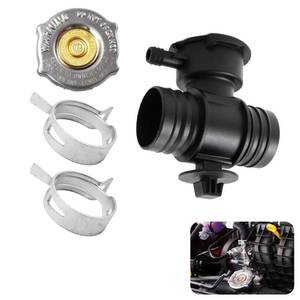 lot 2498 image: 52028810AL 52029195AK Radiator Coolant Filler Neck with Cap Compatible with 2001-2004, 2007-2018 Chrysler 200, Sebring  Dodge Dakota, Durango, Caliber, Avenger, Journey  Jeep Compass, Patriot