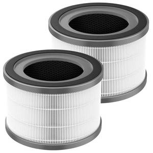 lot 3043 image: 2 Pack Vista 200 Replacement Filt-er Compatible with LEVOIT Vista 200 Air Purifi-er, 3-in-1 HEPA Filt-er Replacement, Fit Part No.Vista 200-RF