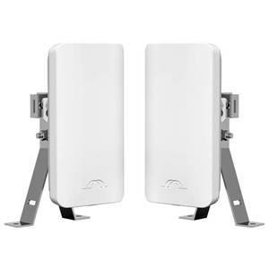 lot 3060 image: Point-to-Point Wireless Internet Long Range Transmission for Starlink, Compatible with Starlink Ethernet Adapter for Wi-Fi Extender, Outdoor 5.8G 1.5 Kilometers, 12DBi High-Gain Antenna, 2-Pack