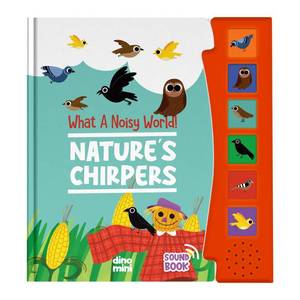 lot 4293 image: DINO MINI - What A Noisy World - Natures Chirpers - Sound Books for Toddlers - Musical Toys for Toddlers 3-5 - Musical Book for Preschoolers with 6 Different Sounds - Screen-Free Birthday Gifts