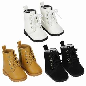 lot 4303 image: Bencailor 3 Pairs Winter 18 Inch Doll Boots and Shoes Christmas Dolls Shoes American Themed Boots Skates for Dress up(Simple Style)