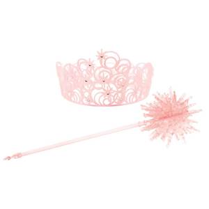 lot 5749 image: Disguise Wicked Glinda Crown and Wand Costume Accessory Set, Official Wicked Crown and Wand with Sparkling Details, One Size