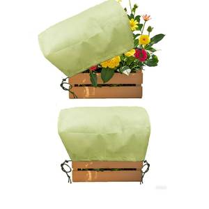 lot 6022 image: EJW 3 Piece Freeze Protection for Plants, (23.8 x 11.8 x 11.8) Frost Cloth for Plants��Plant Protectors for Winter��Frost Blankets for Plants�� Used for Flower pots, Flower Boxes, Small Plants